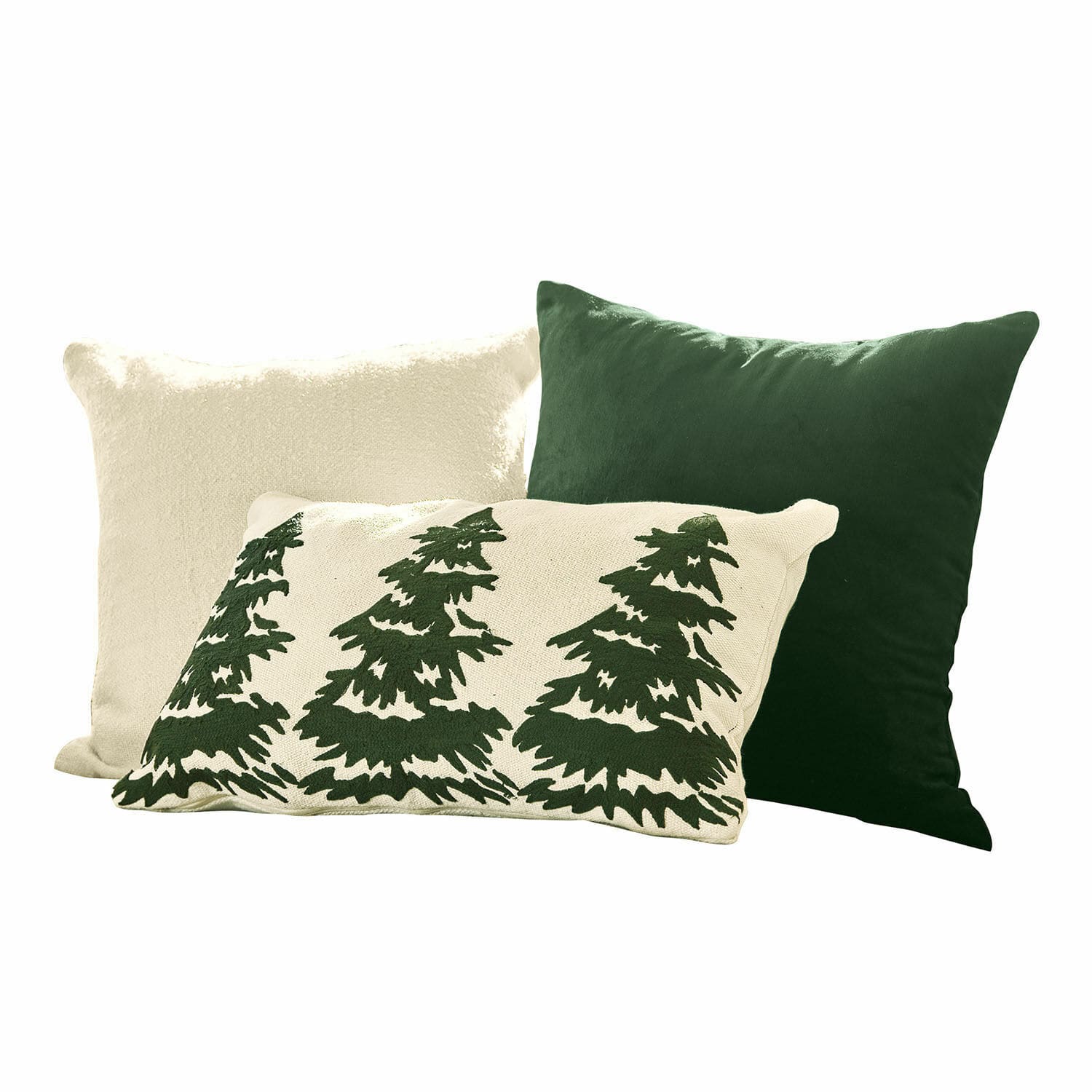 Lot de 3 housses de coussins Pavie