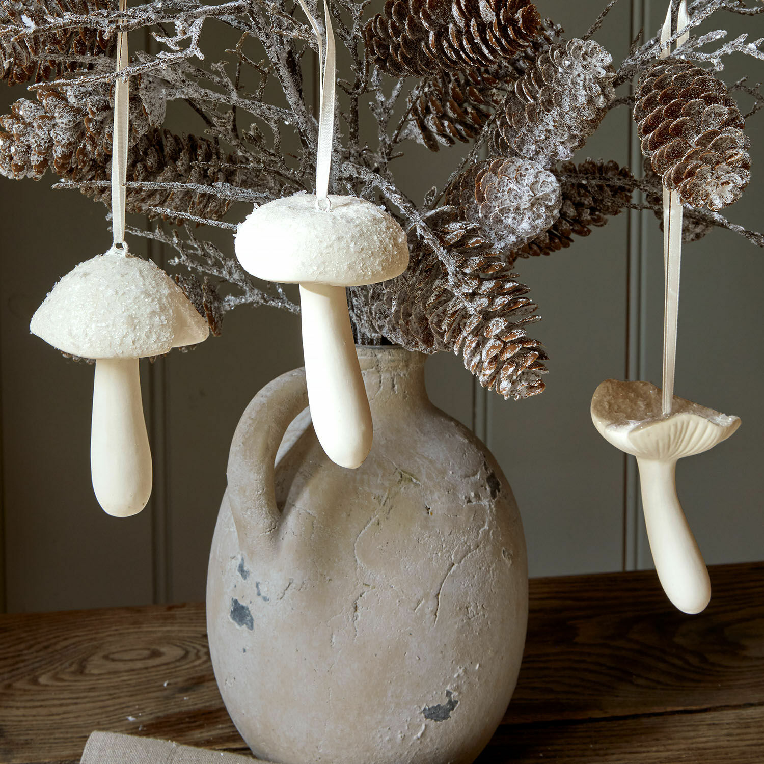 Lot de 3 champignons décoratifs Qilexor