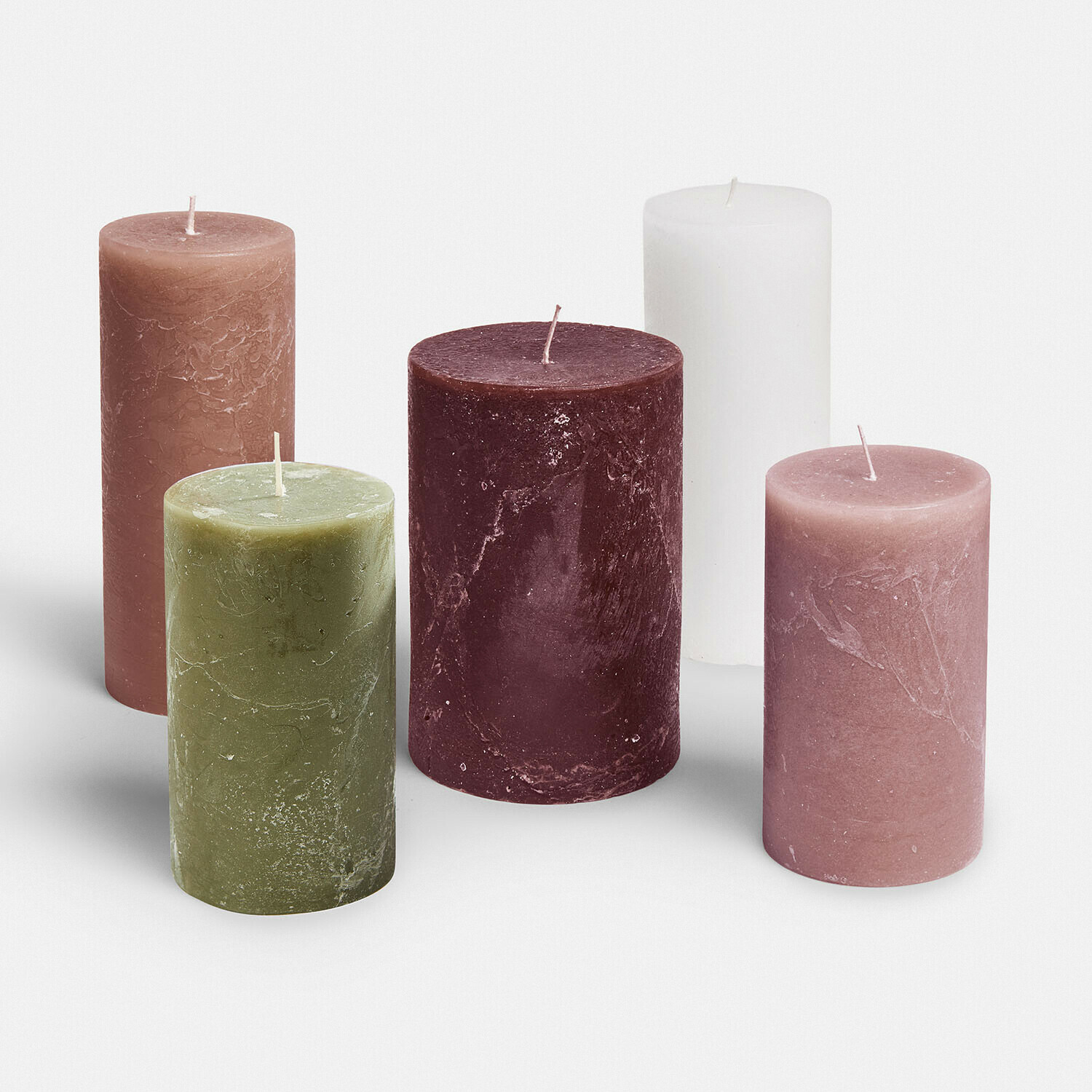 crème/roze/groen