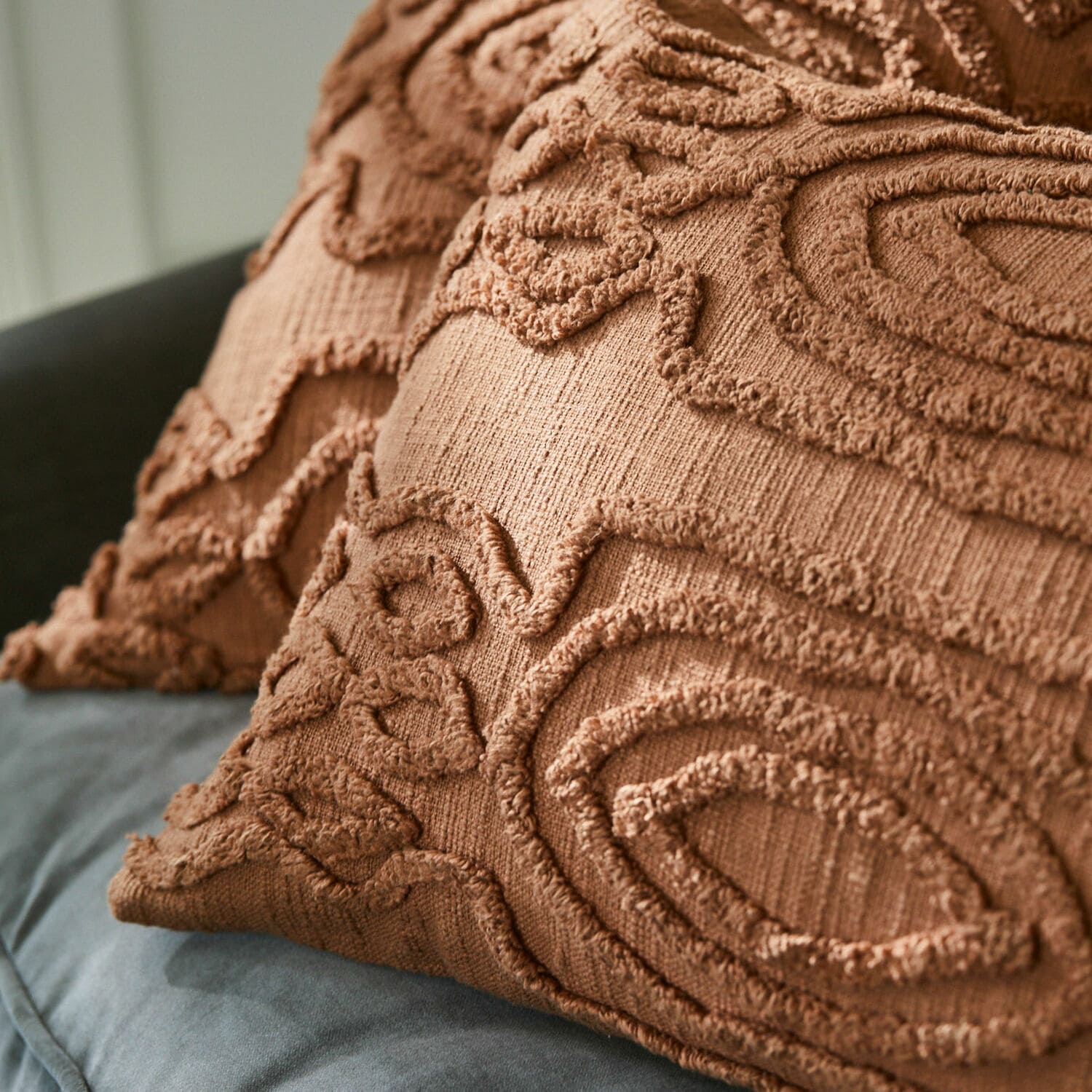 Lot de 2 housses de coussins Boclour