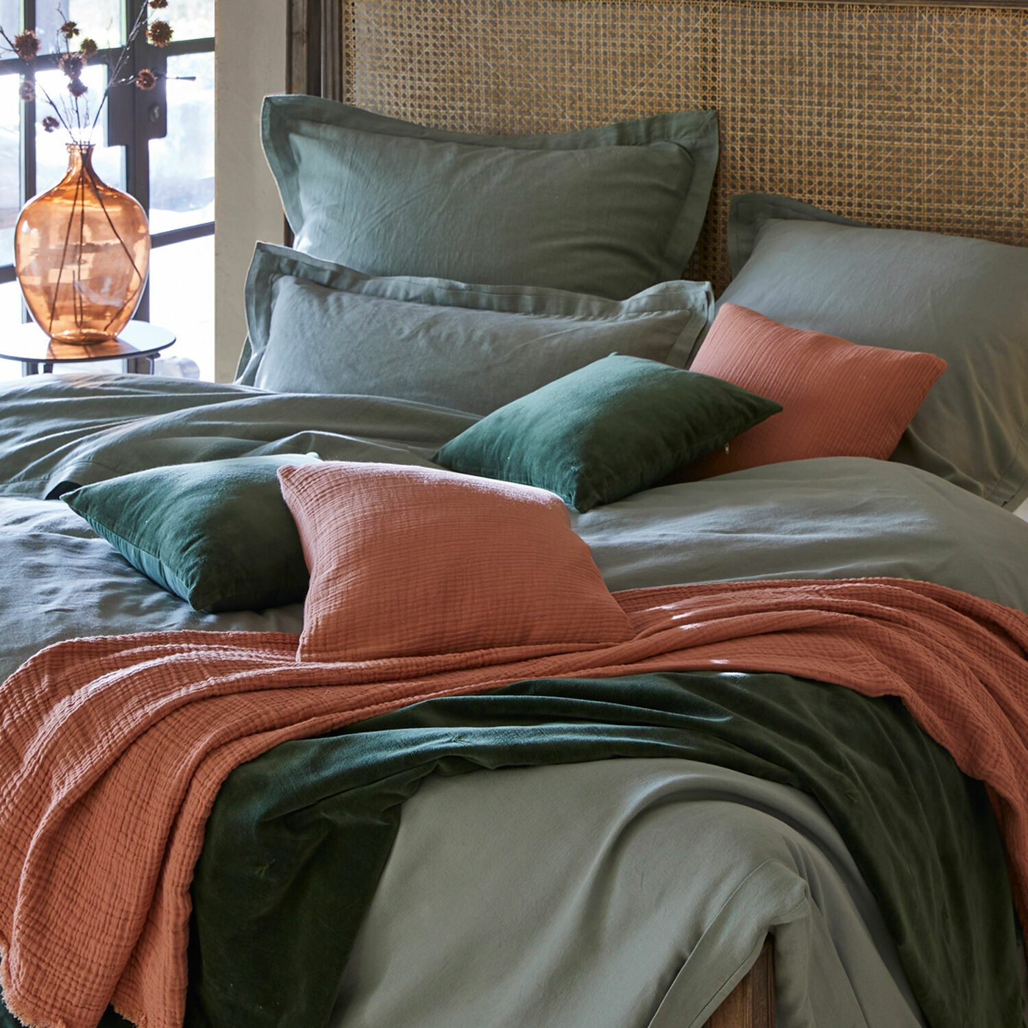 Lot de 2 housses de coussins Altoona