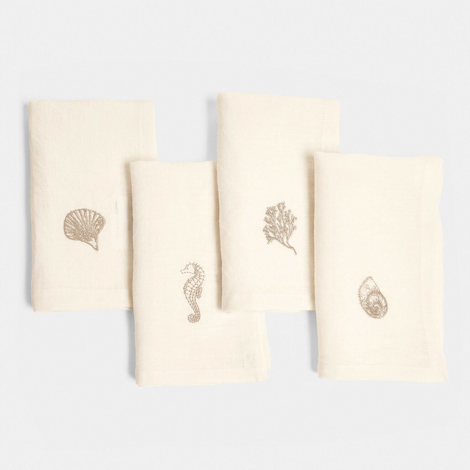 Lot de 4 serviettes Celorin