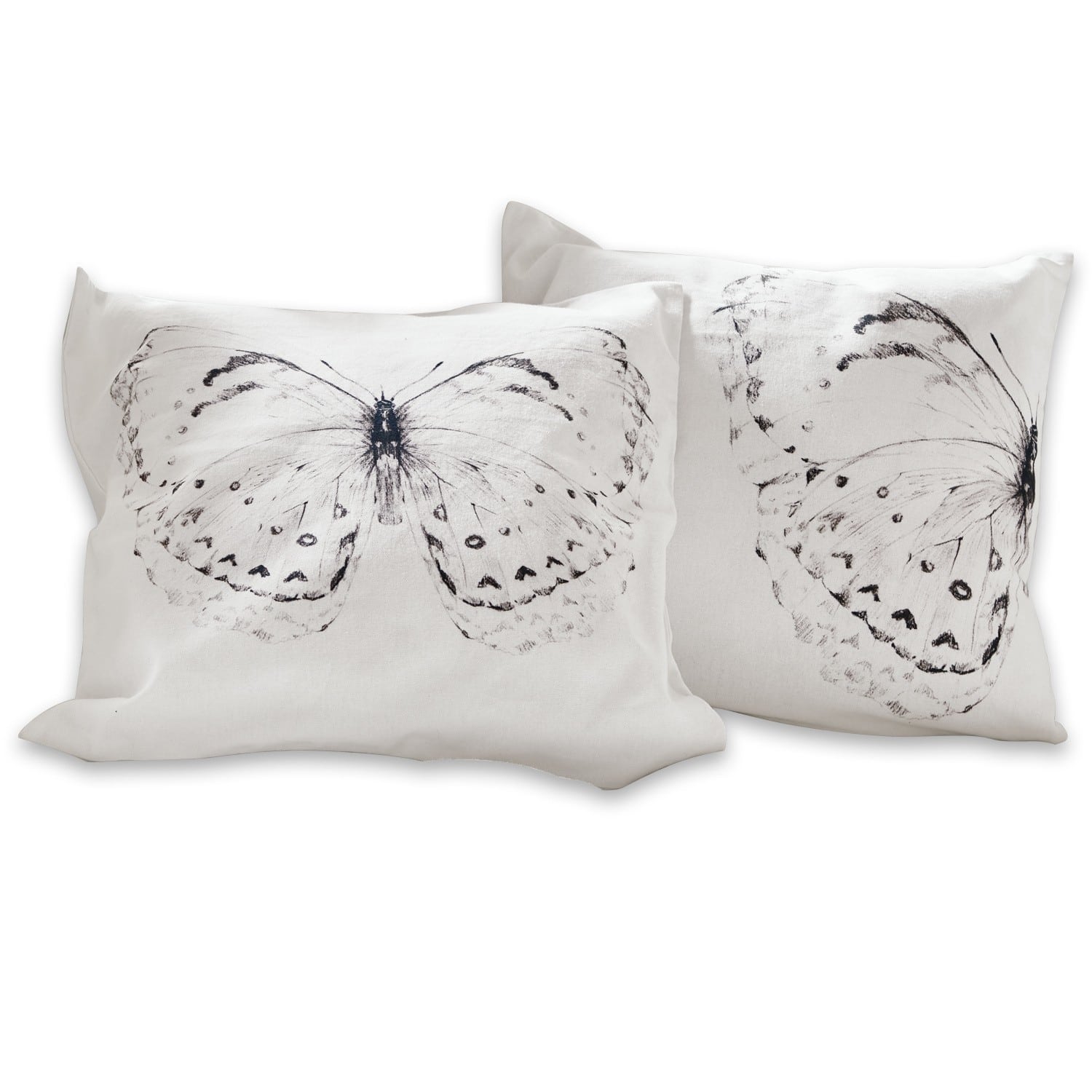 Lot de 2 housses de coussin Fragile