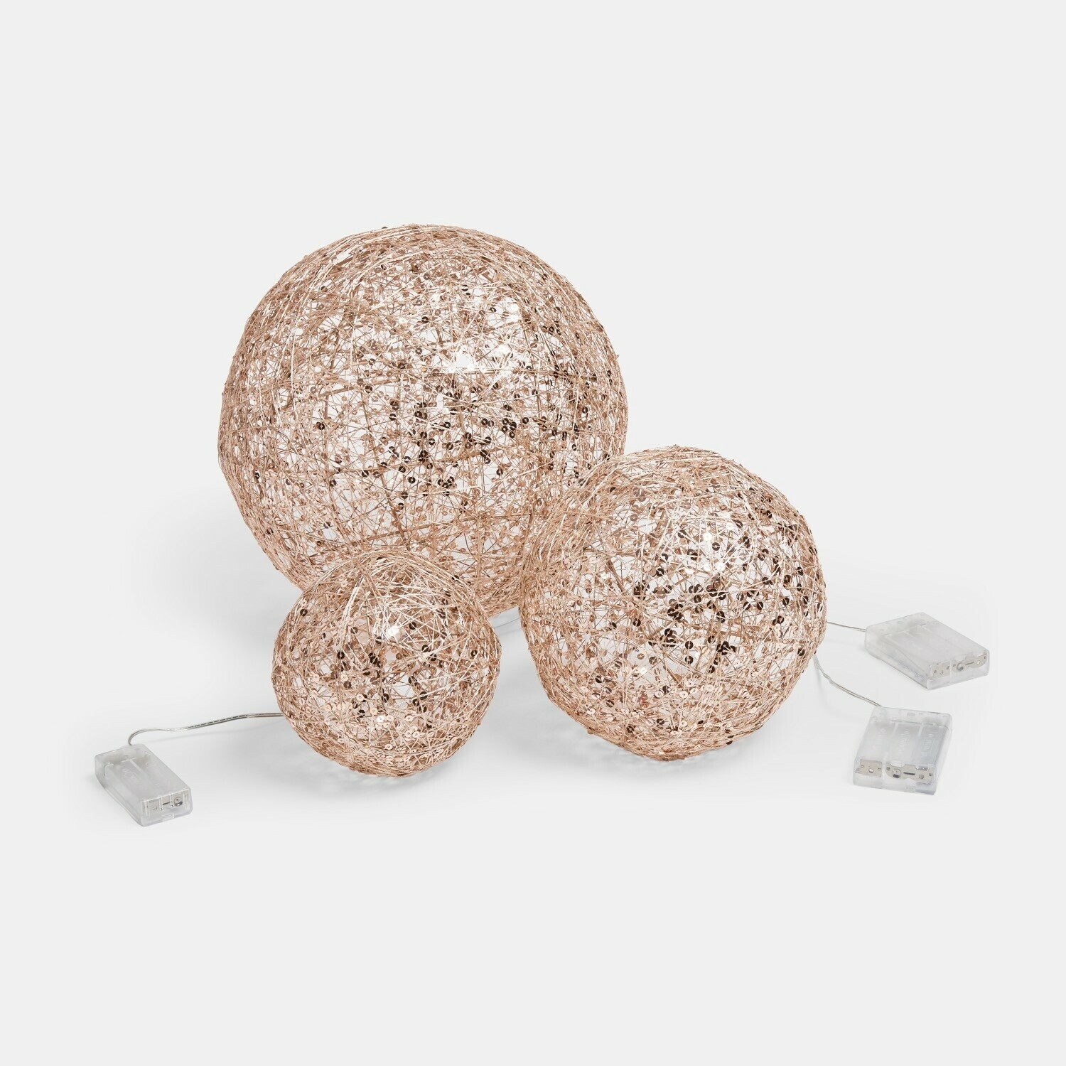 Ledlichtbol set van 3 Casaglam