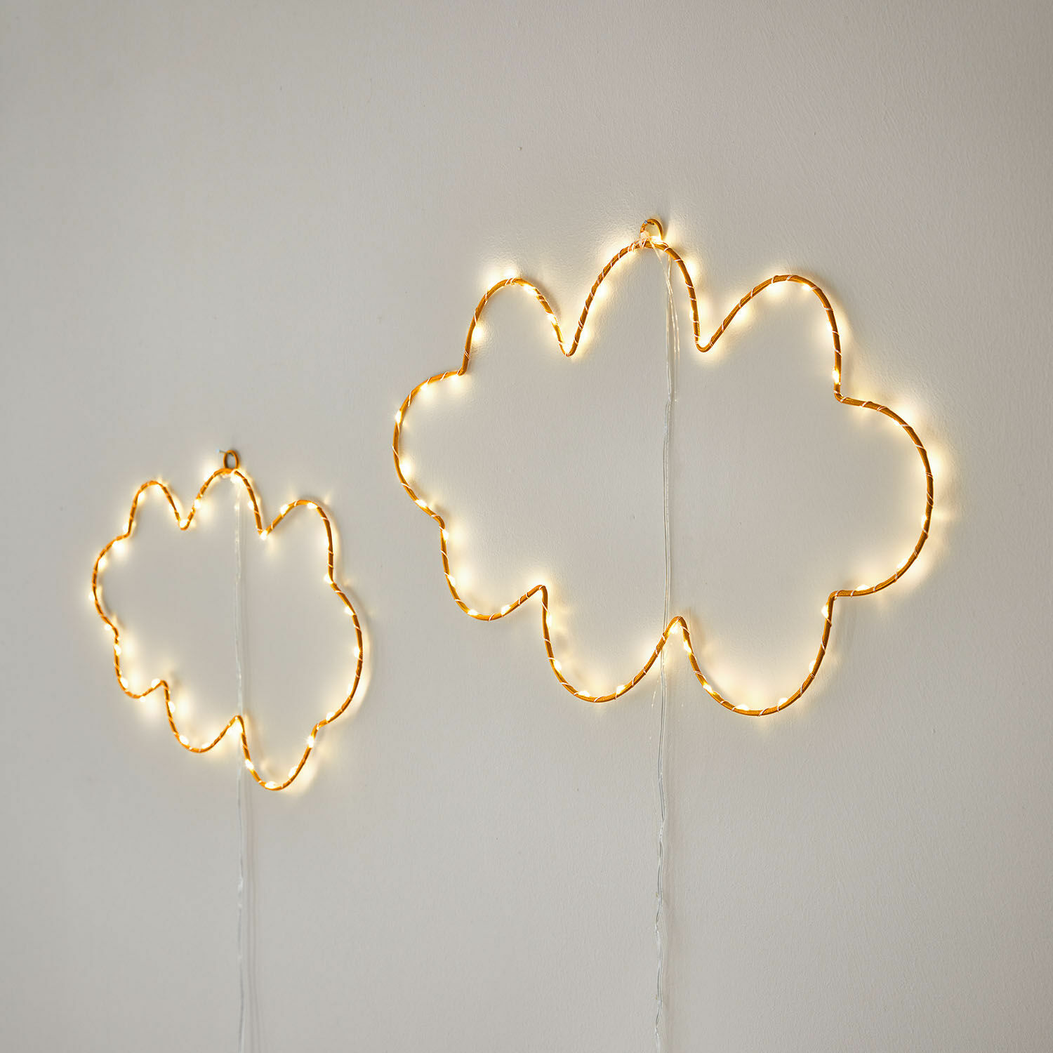 Lot de 2 décorations lumineuses LED Elenar