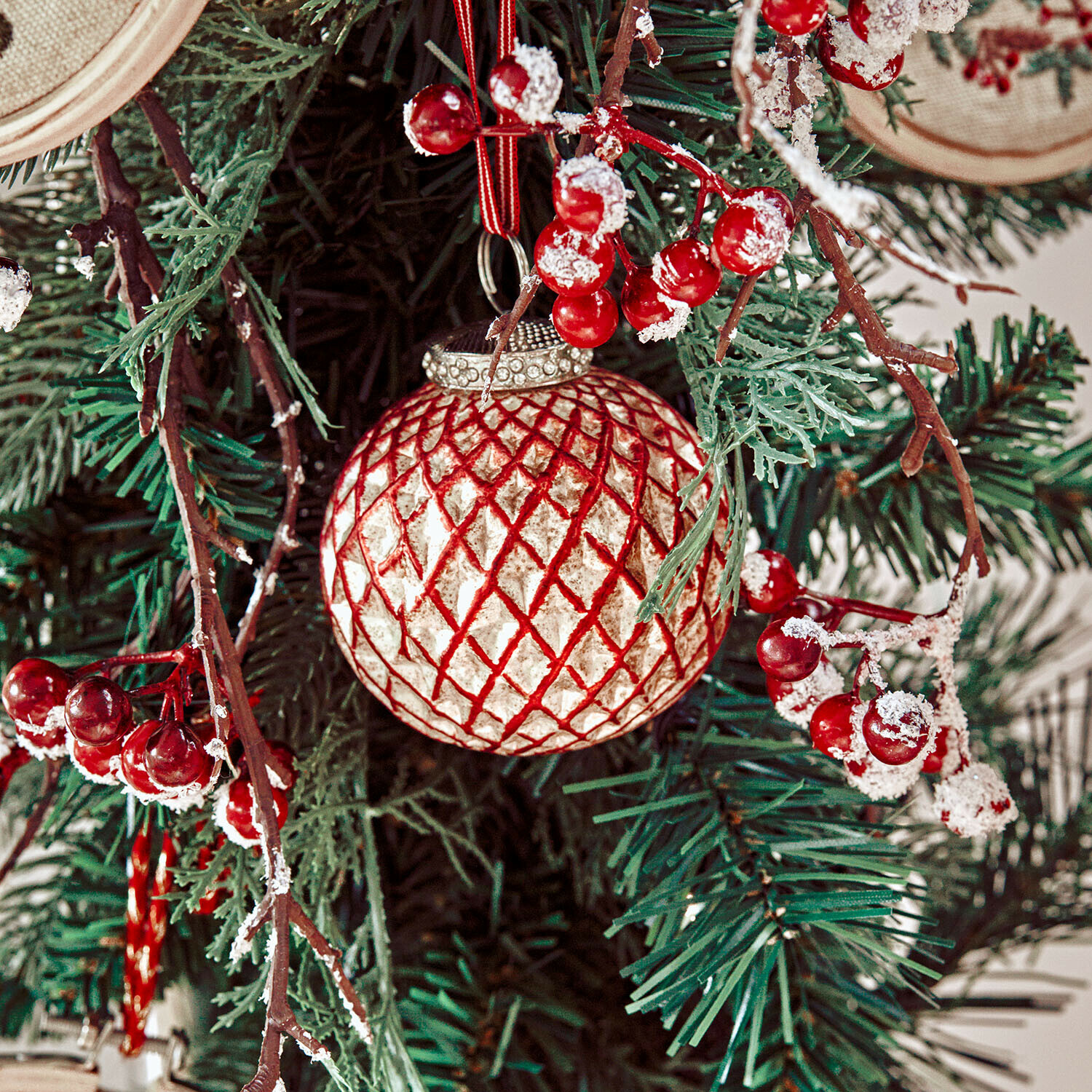 Set de 6 boules de Noël Aleviah