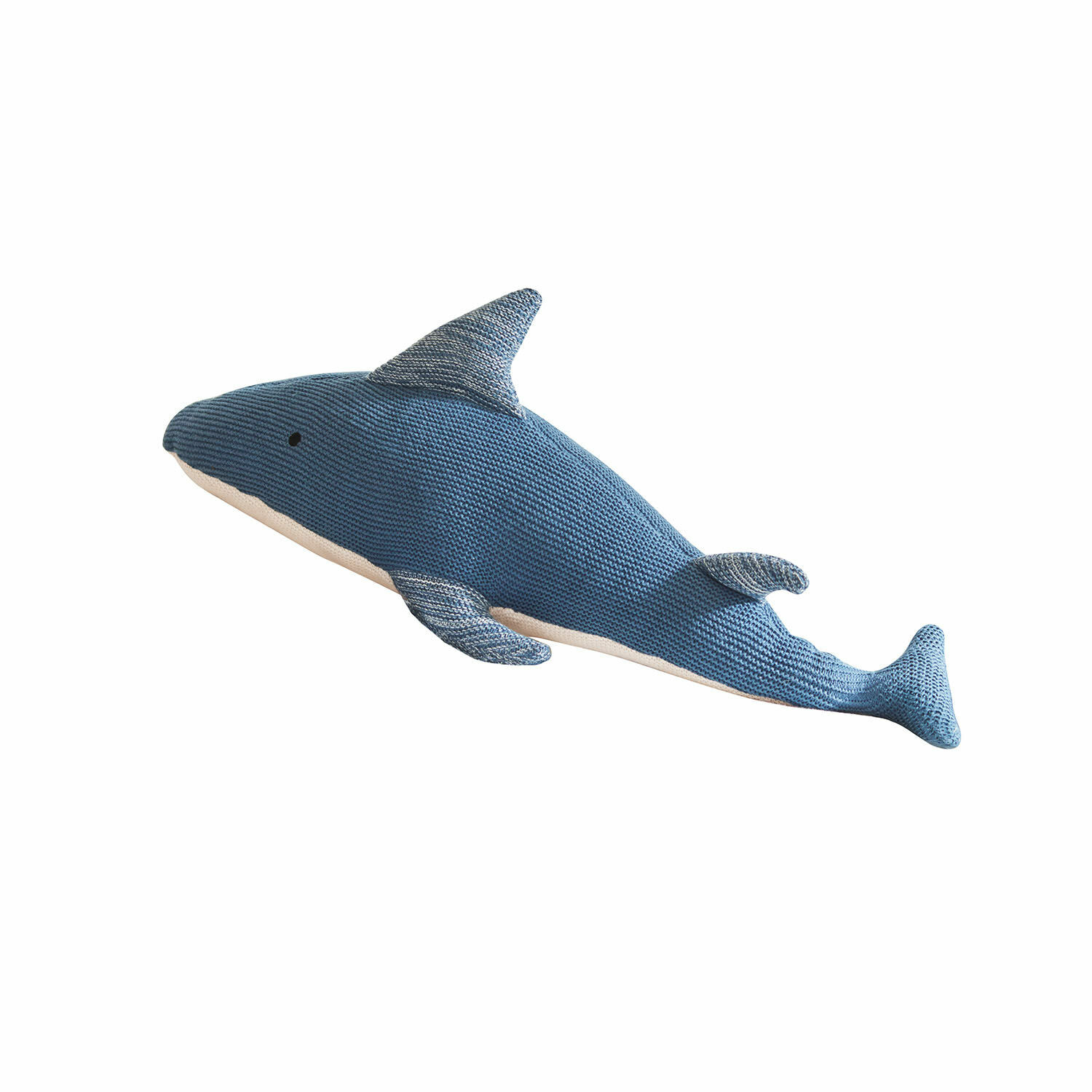 Knuffeldier Cheruboo Zachte blauwe gebreide pluche haai speelgoed, perfect voor kinderkamer