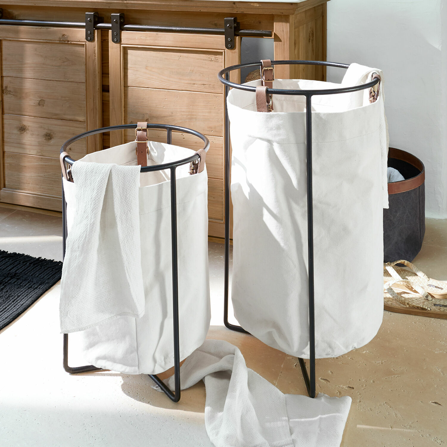 Lot de 2 paniers à linge Lullabelle