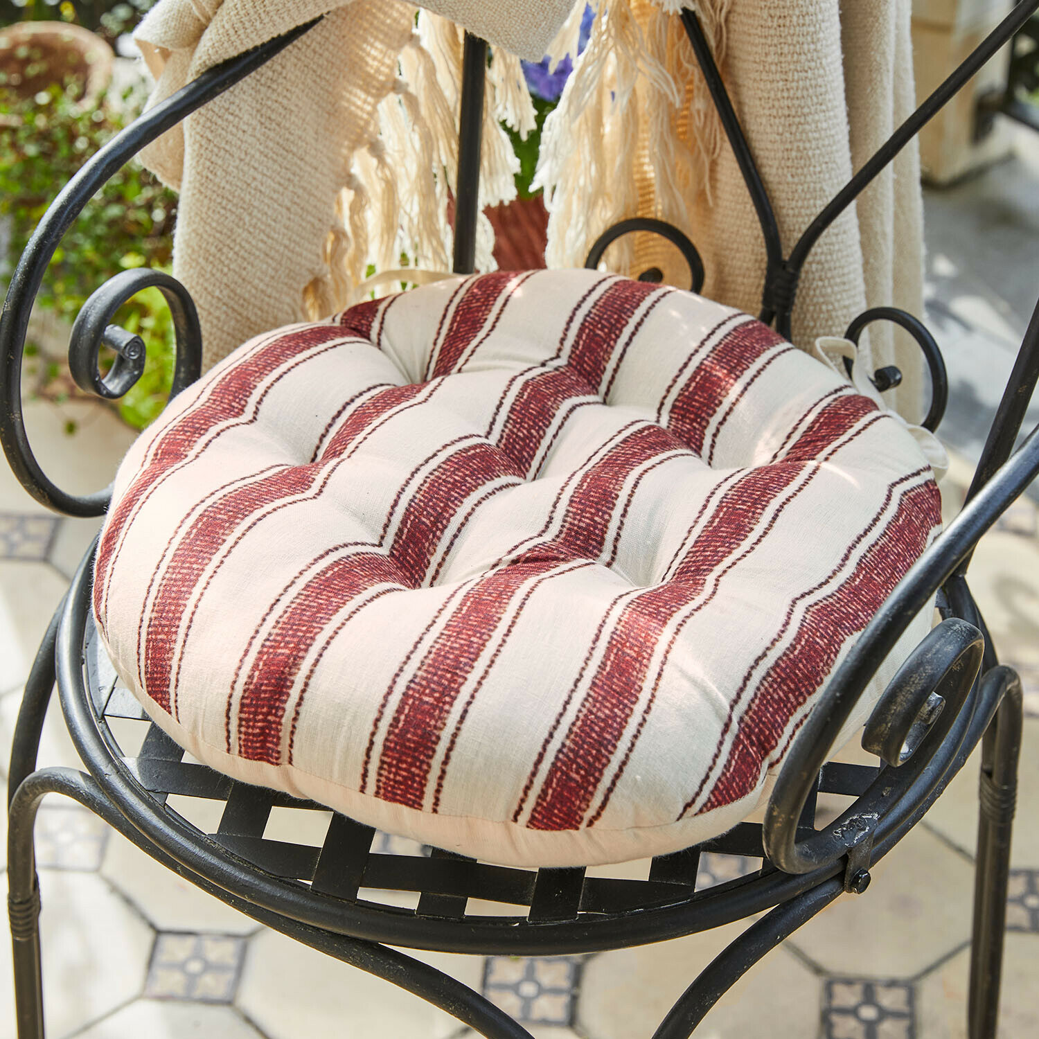 Lot de 2 galettes de chaises Bourrignon