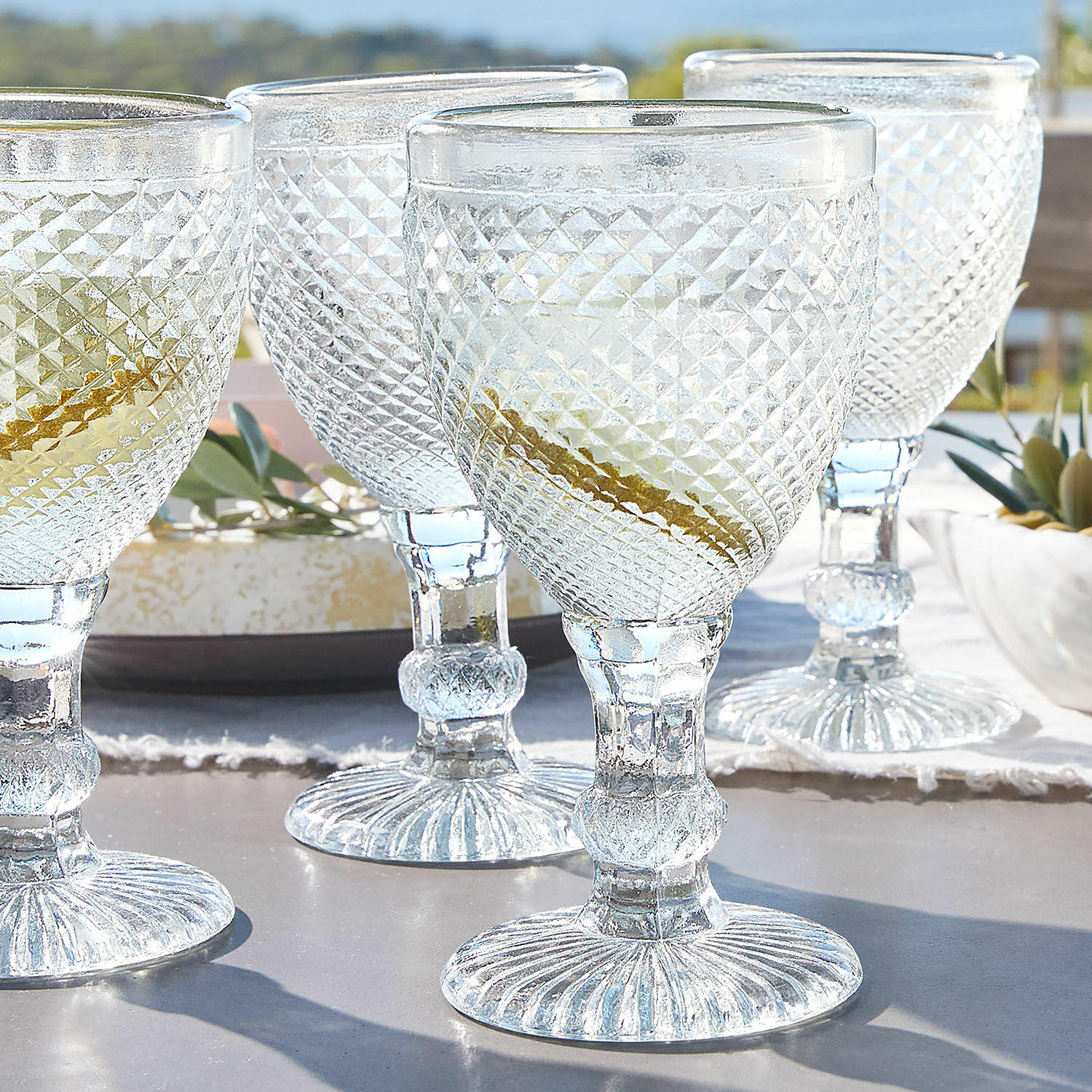 Lot de 4 verres Santerre