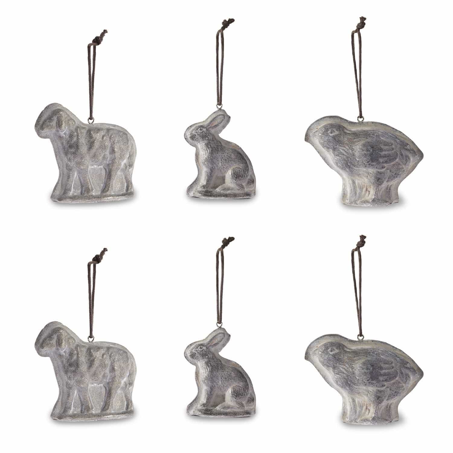 Paasversiering set van 6 Pâques