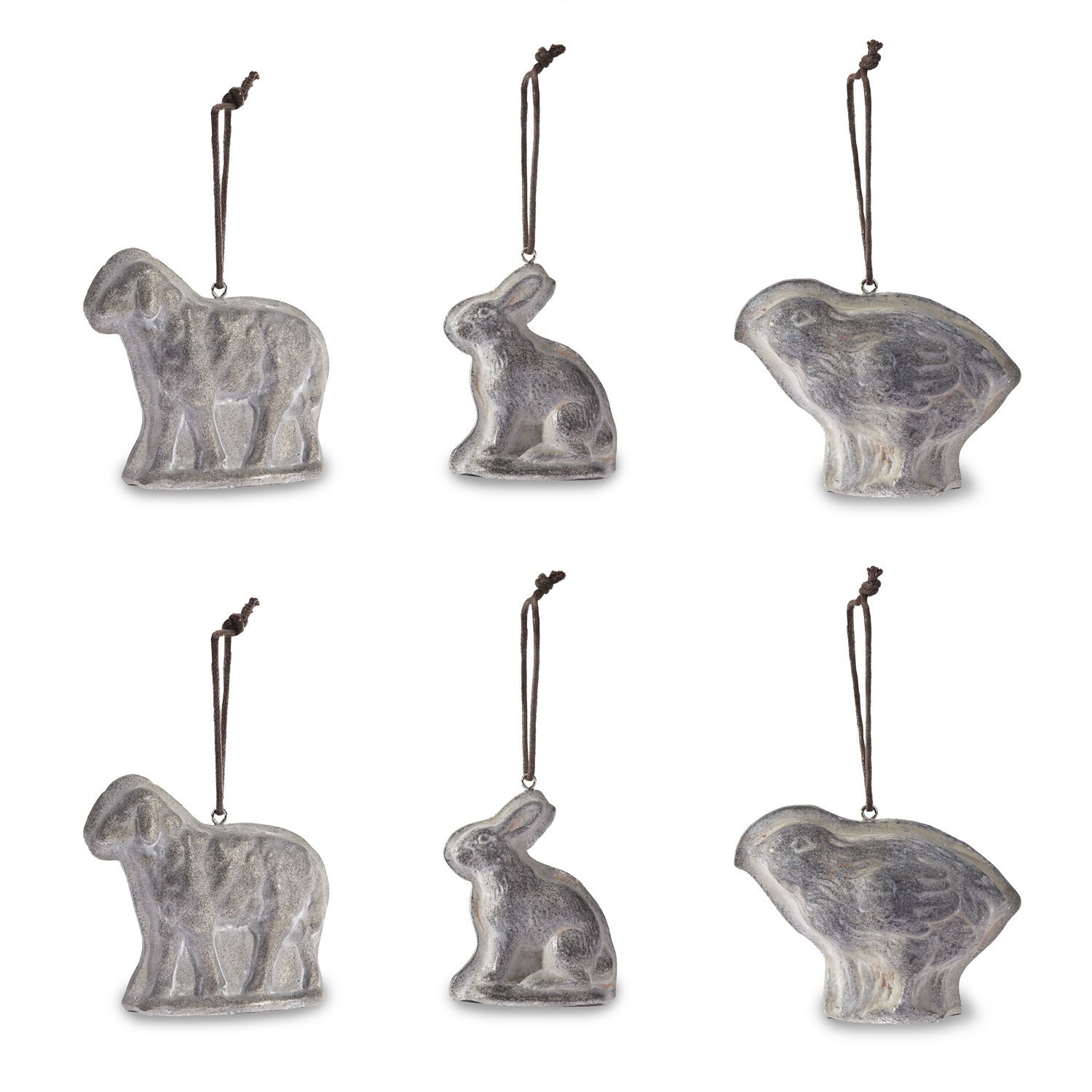 Paasversiering set van 6 Pâques