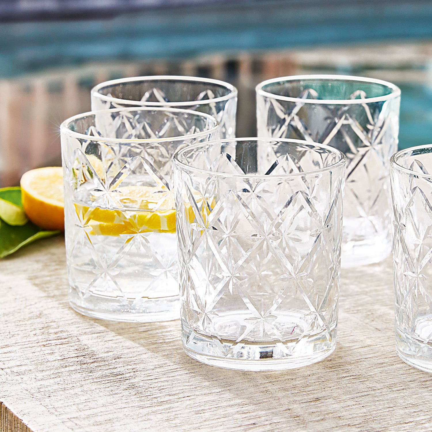 Lot de 6 verres à whisky Bayonne