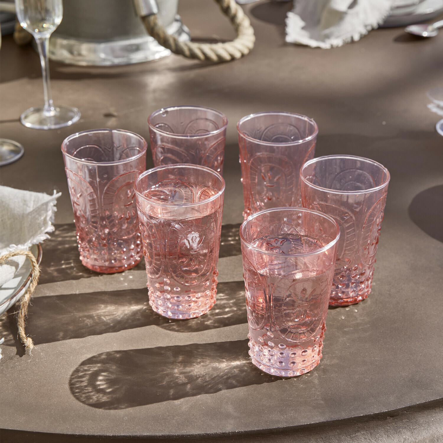 Lot de 6 verres Fleury