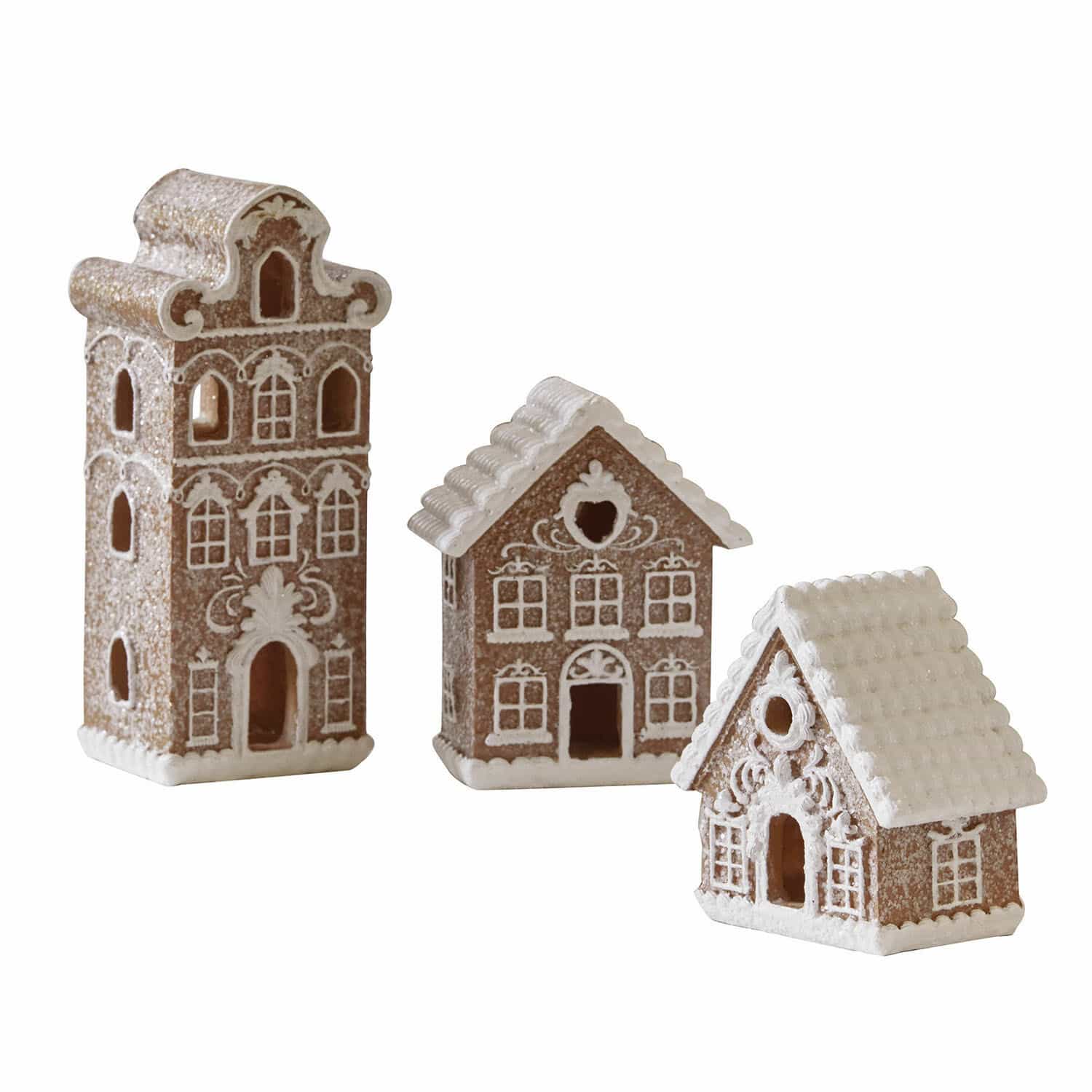 Lot de 3 maisons décoratives Gabin
