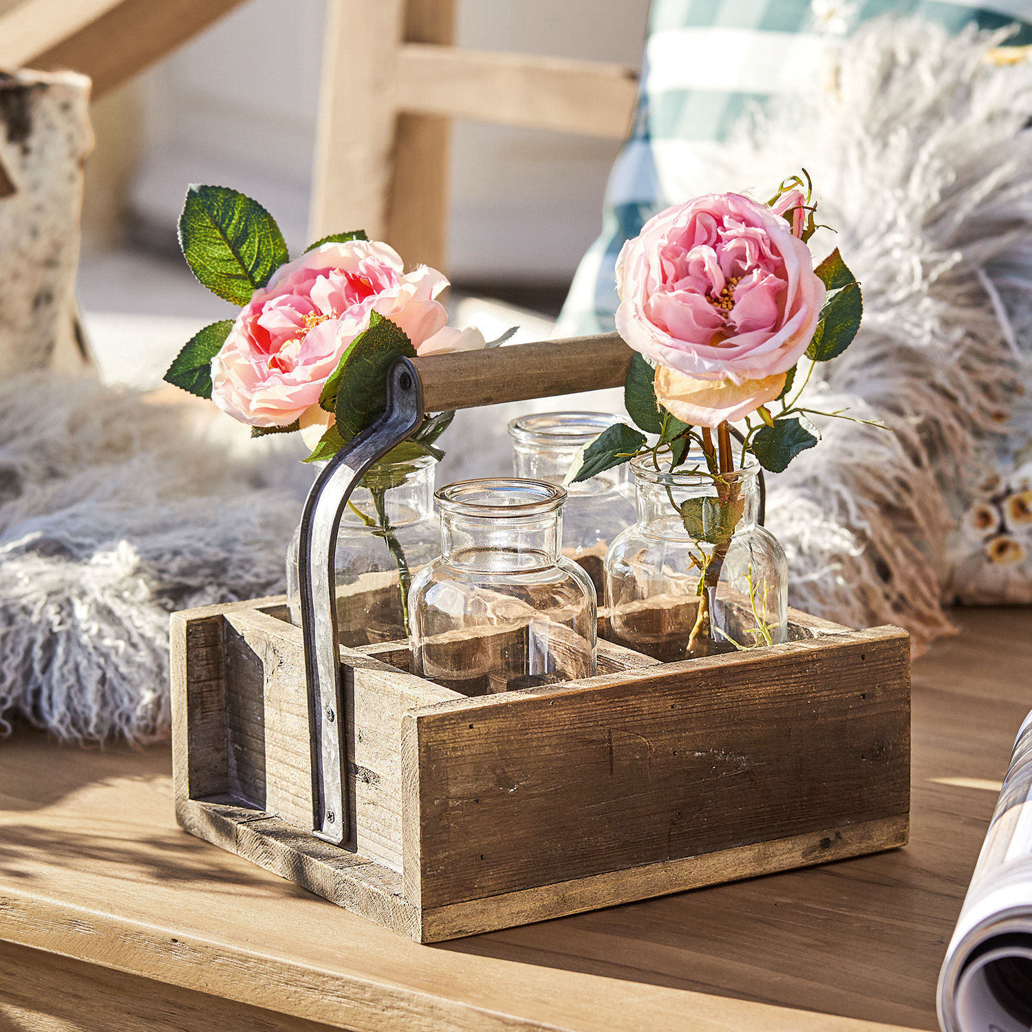 Lot de 4 vases avec caisse Reverie