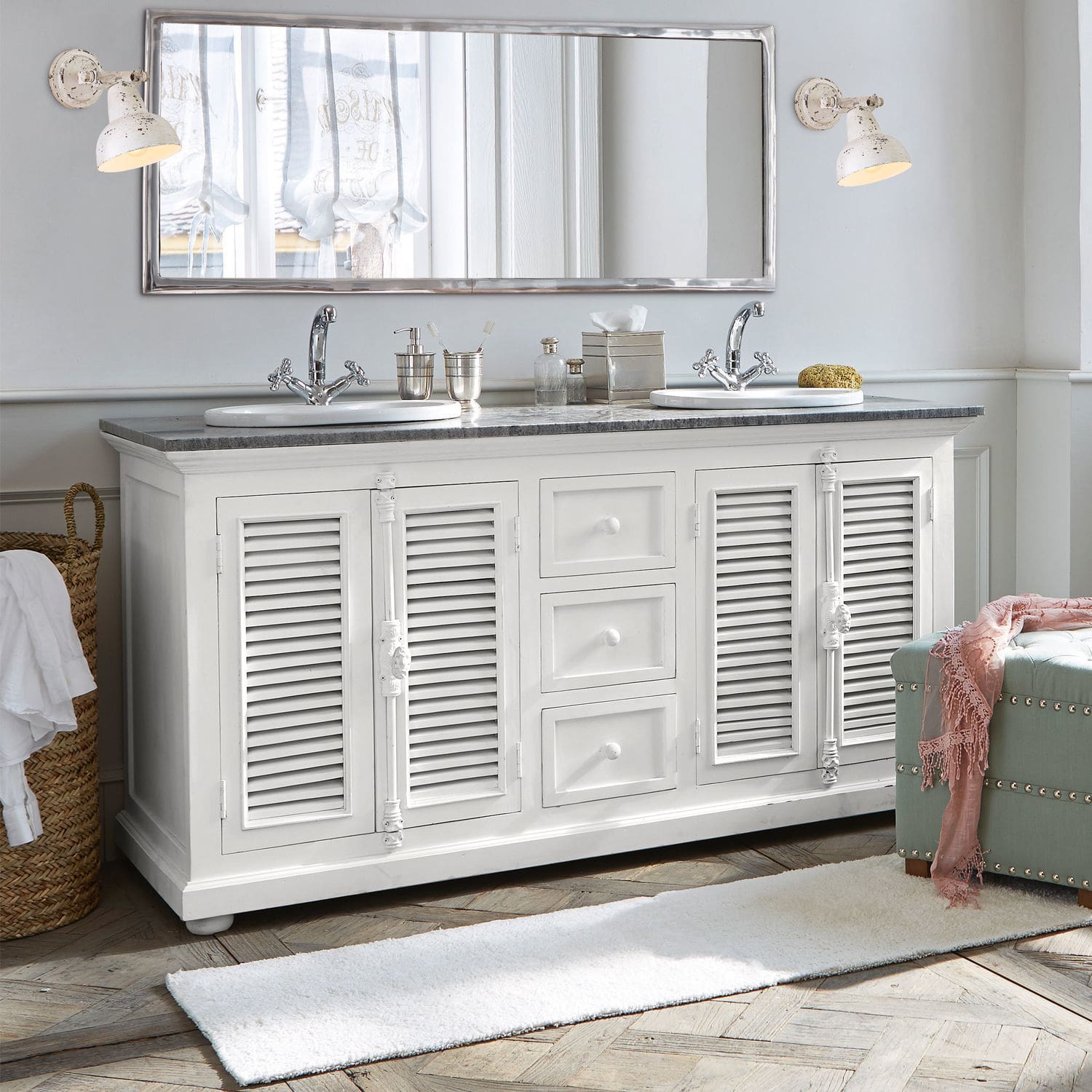 Meuble à double-vasque South Paris