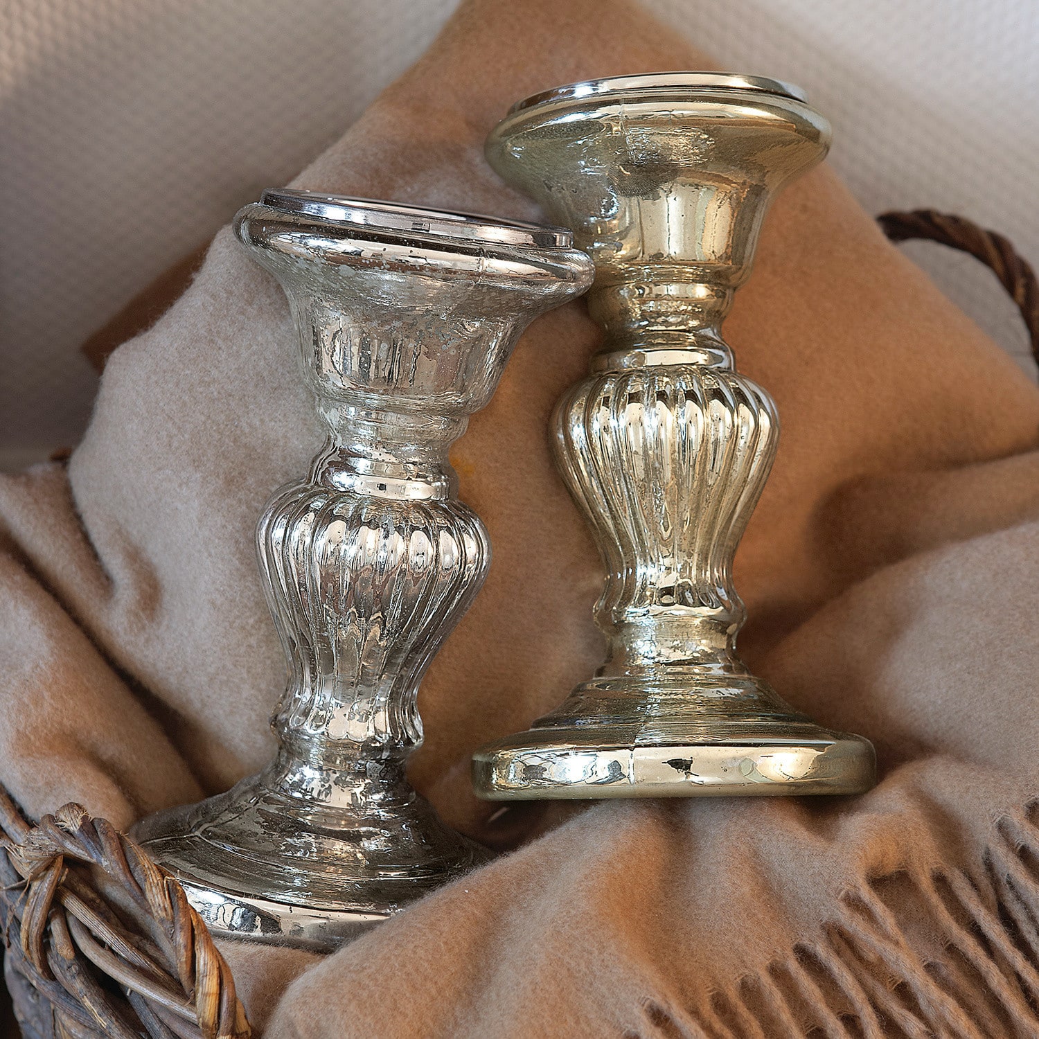 Lot de 2 bougeoirs Xavier