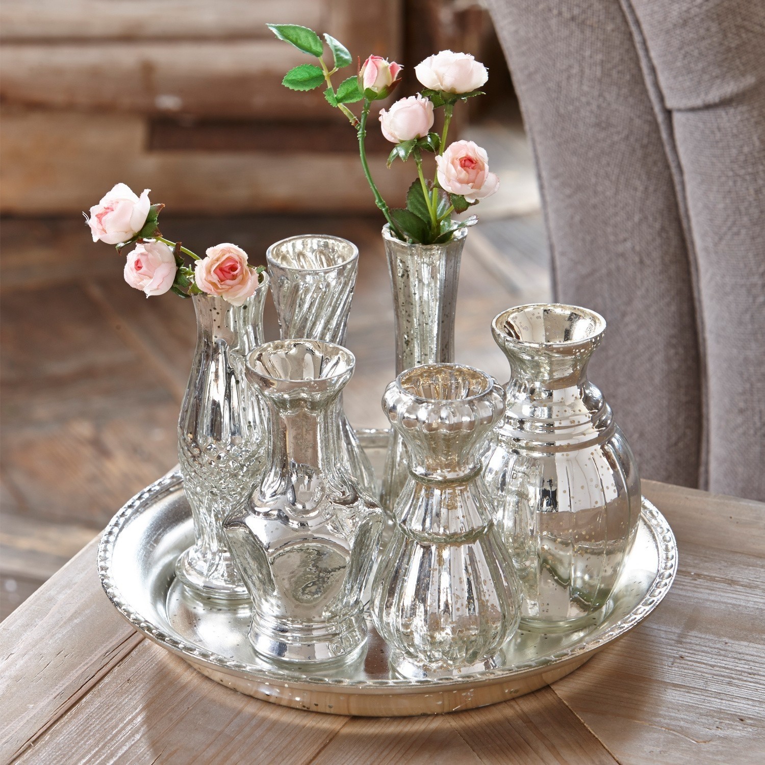 Plateau avec vases Blairville
