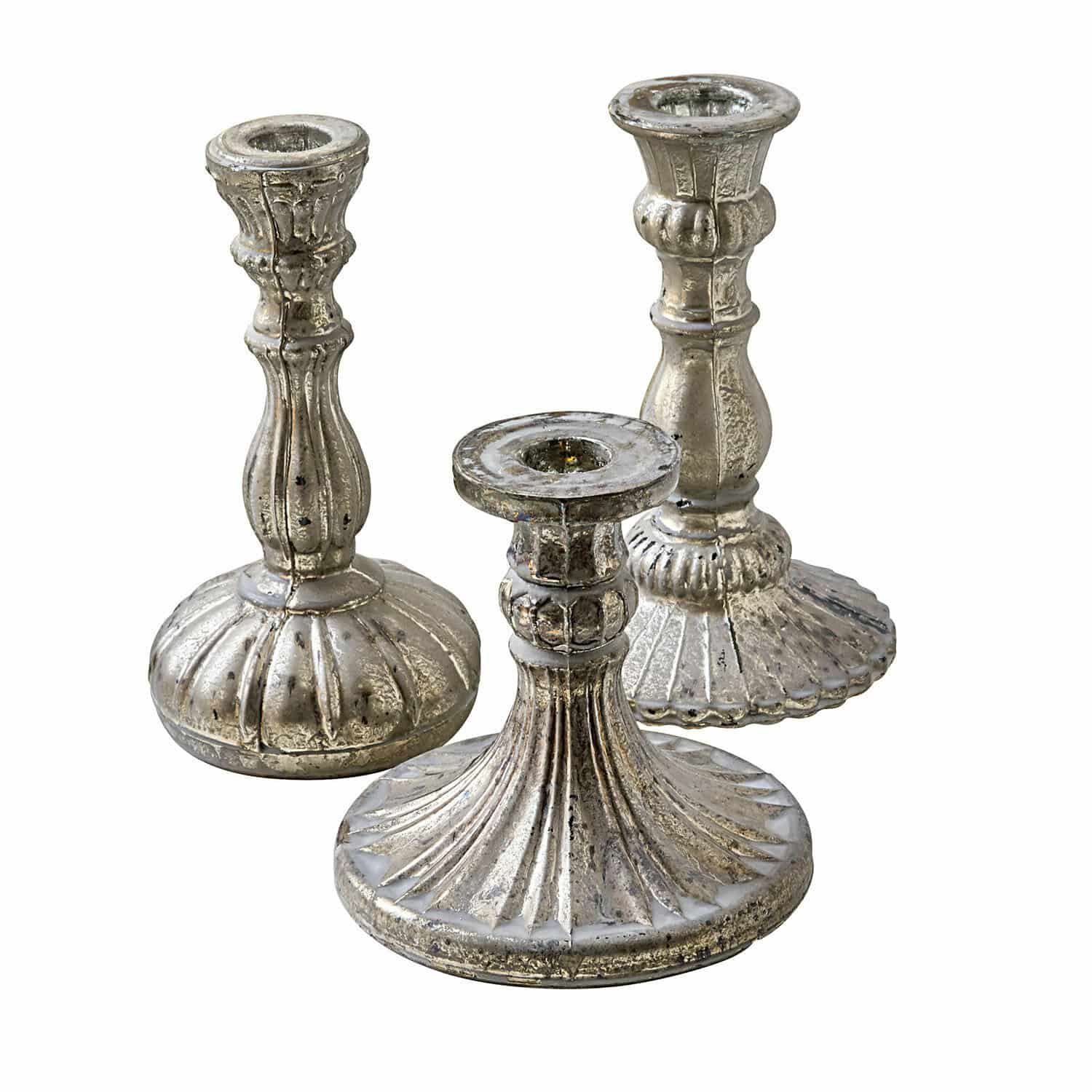 Lot de 3 bougeoirs Bretagne