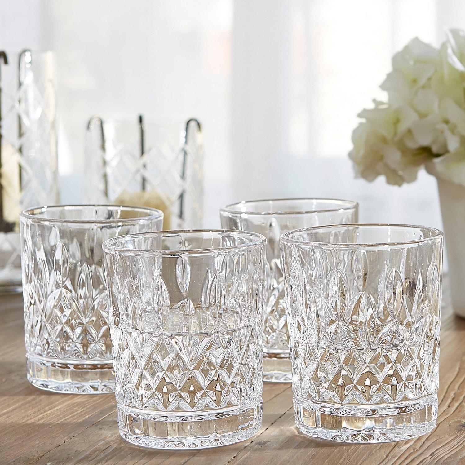 Lot de 4 verres Crista