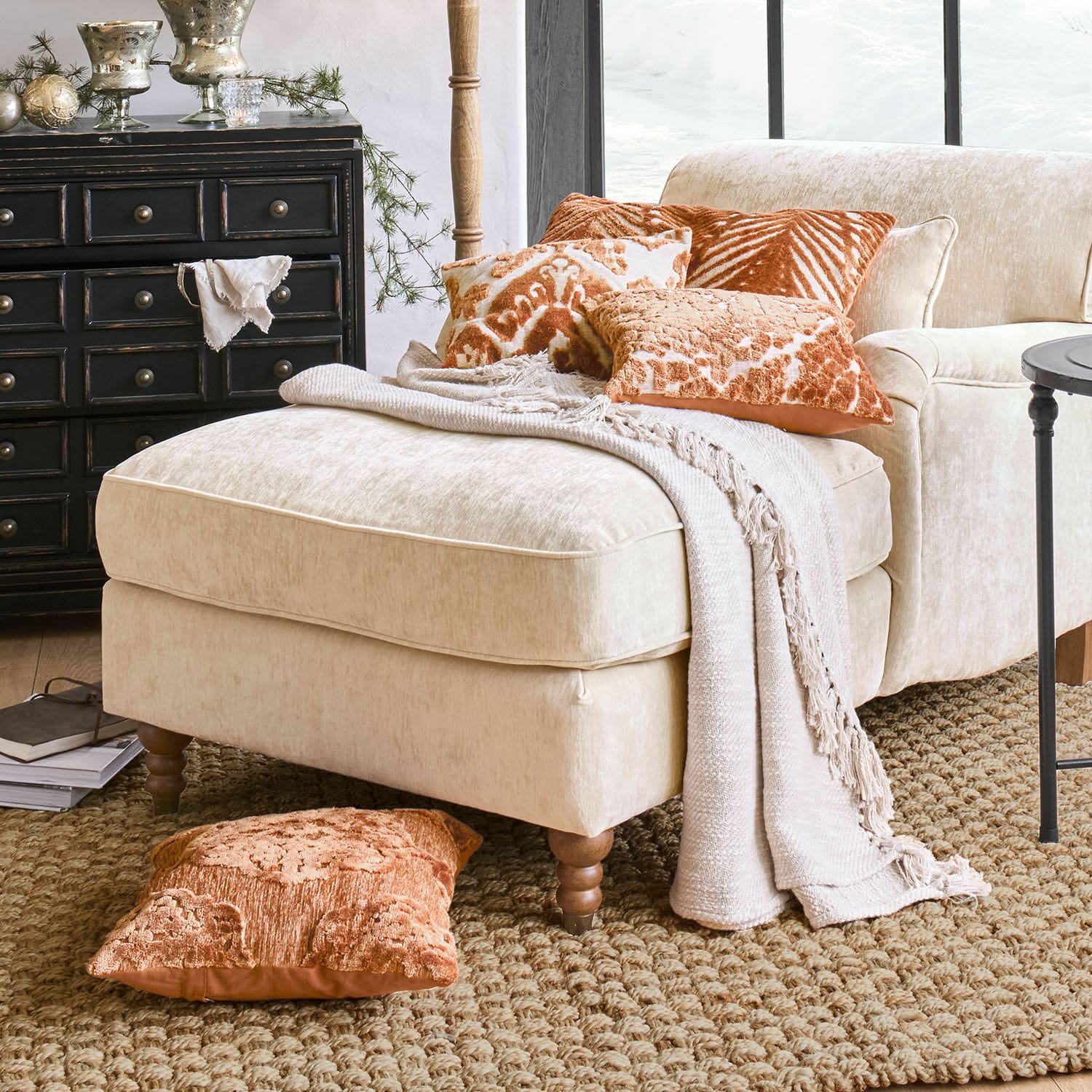 Lot de 4 housses de coussins Samirad