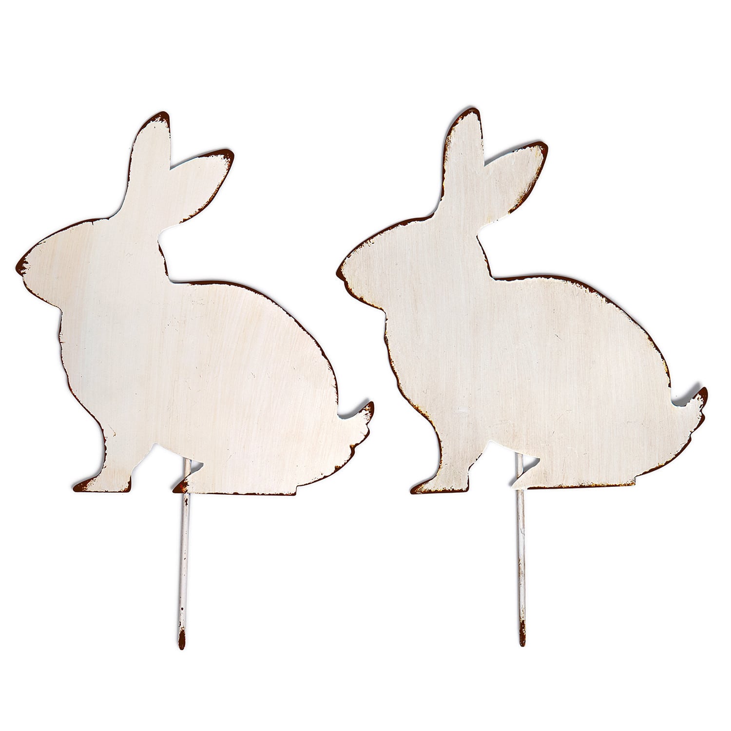 Lot de 2 décorations lapin Marty