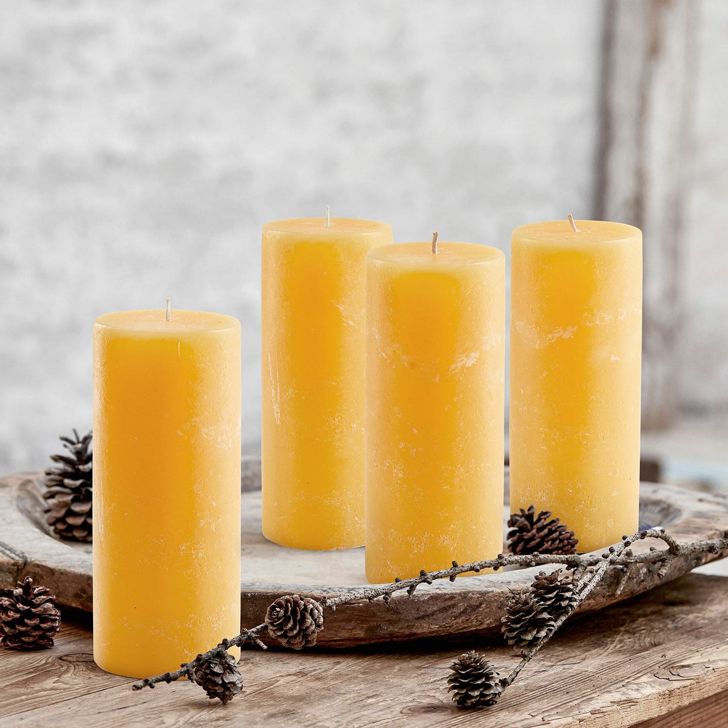 Kaars set van 4 Homel