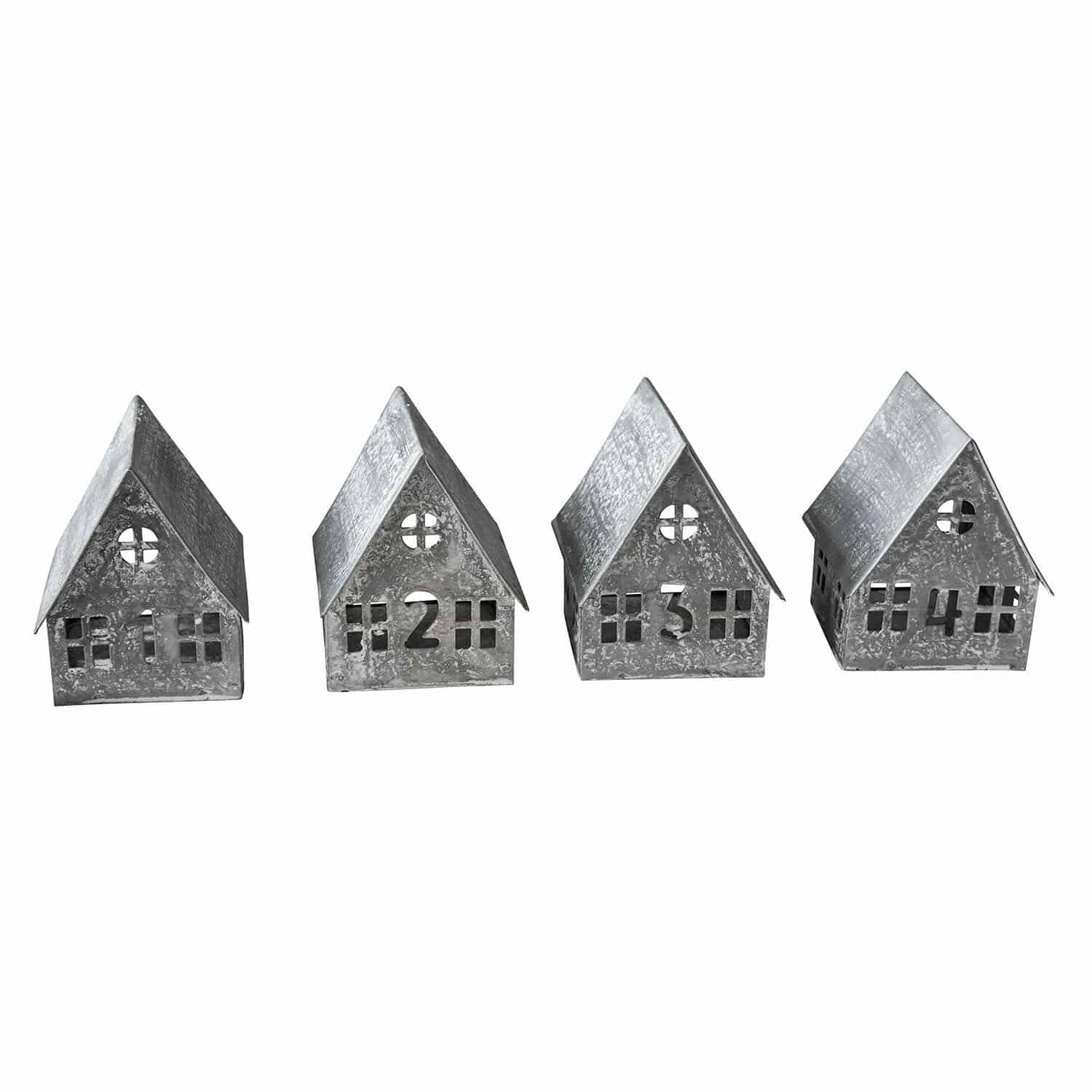 Lot de 4 photophores Ivolere