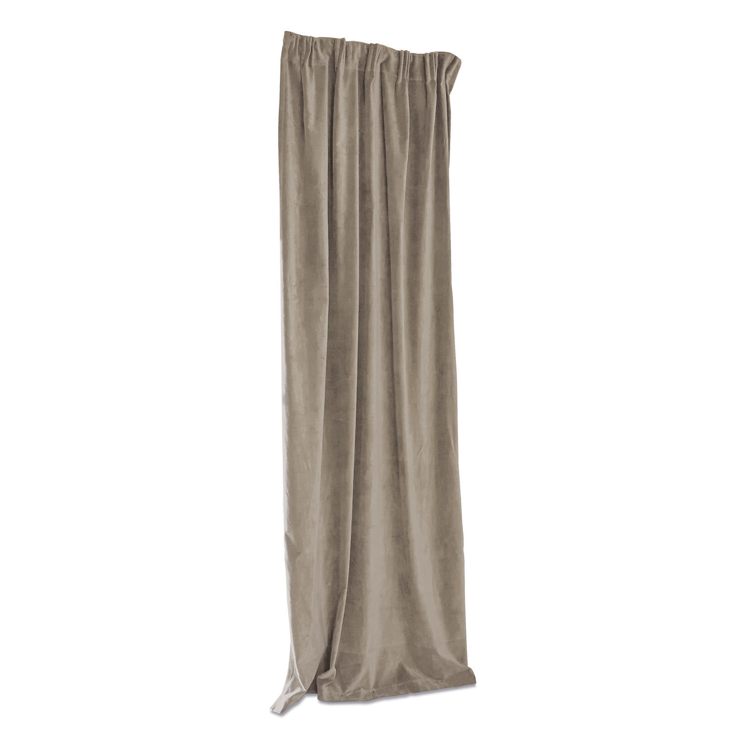Rideau Lyannece Rideau en velours beige doux, élément décoratif pour intérieur, tissu velours élégant