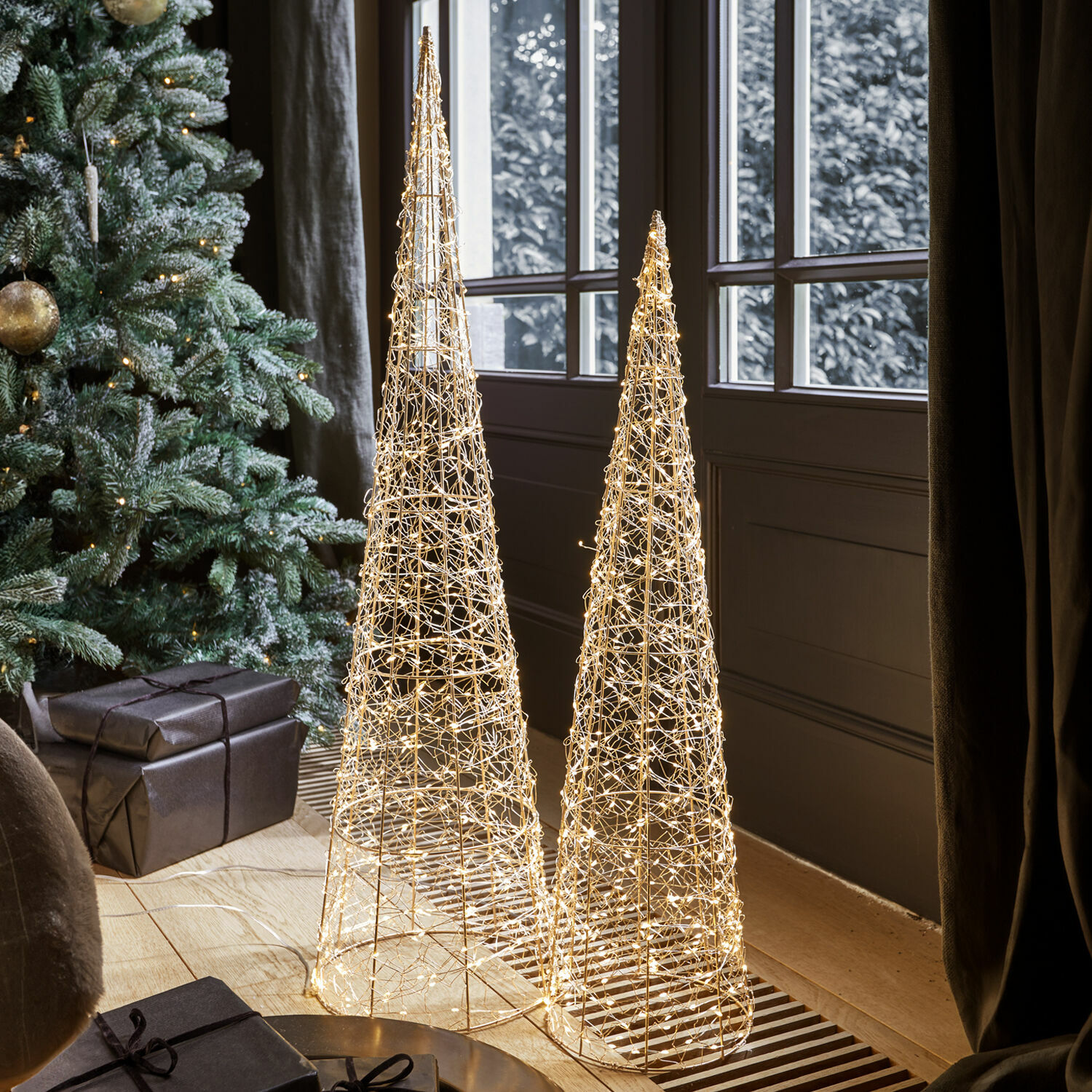 Ledboom set van 2 Oakworth