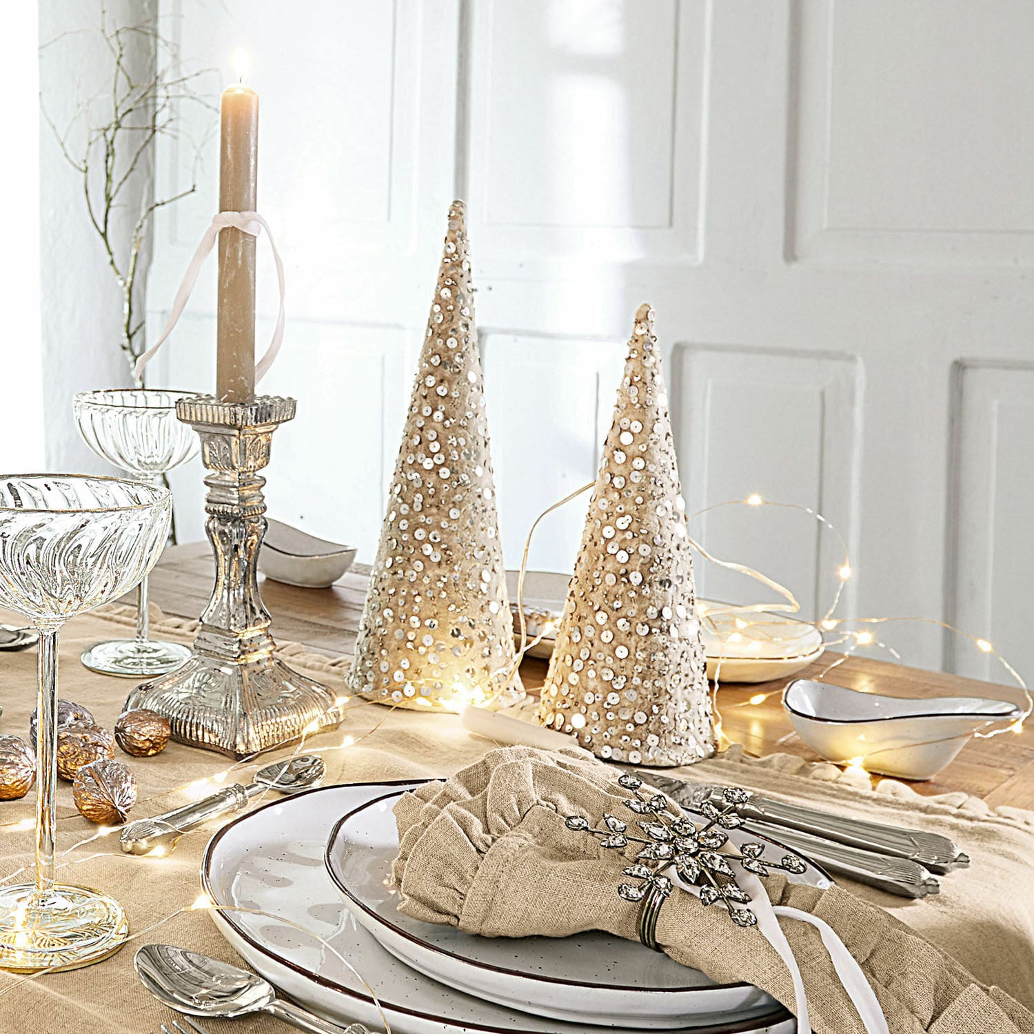 Lot de 2 arbres décoratifs Lilibeth