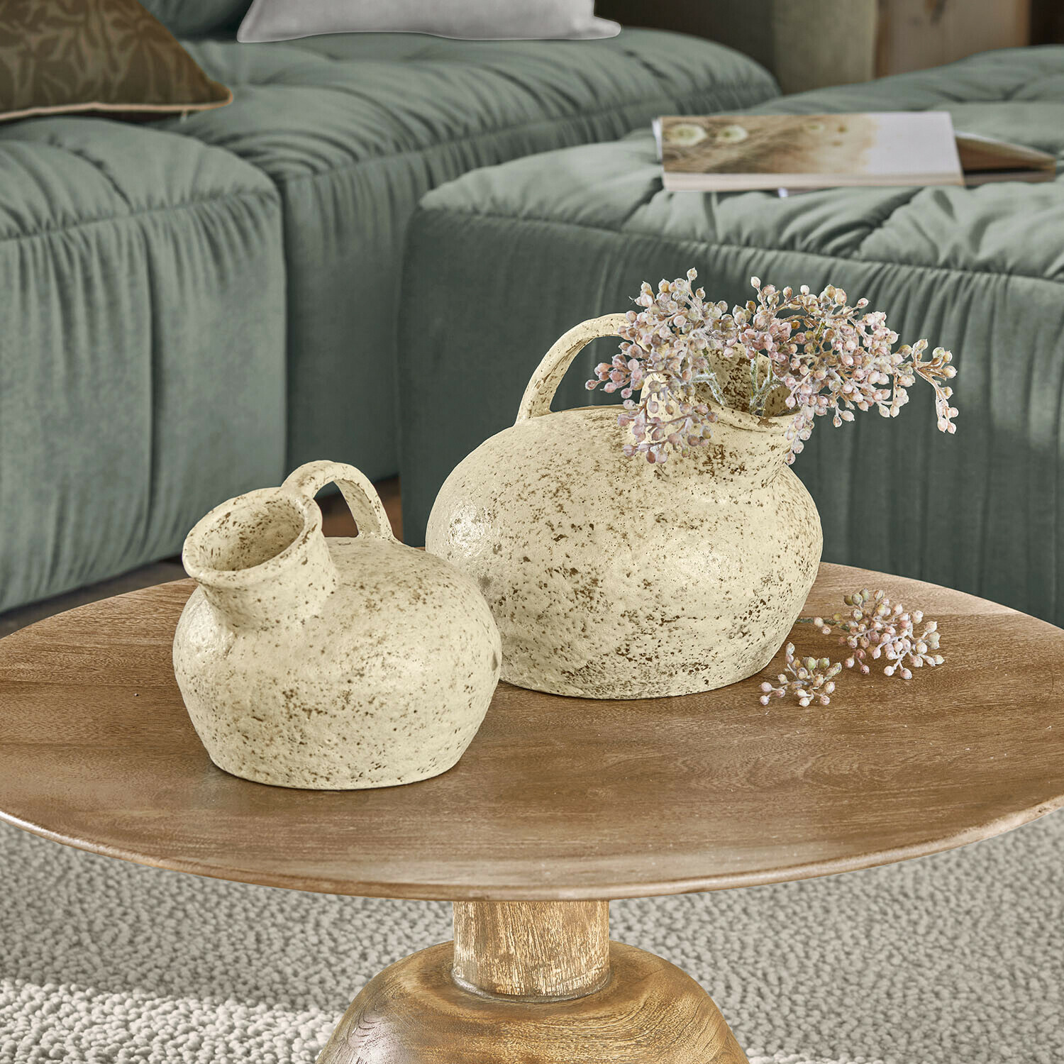 Lot de 2 vases Gravière