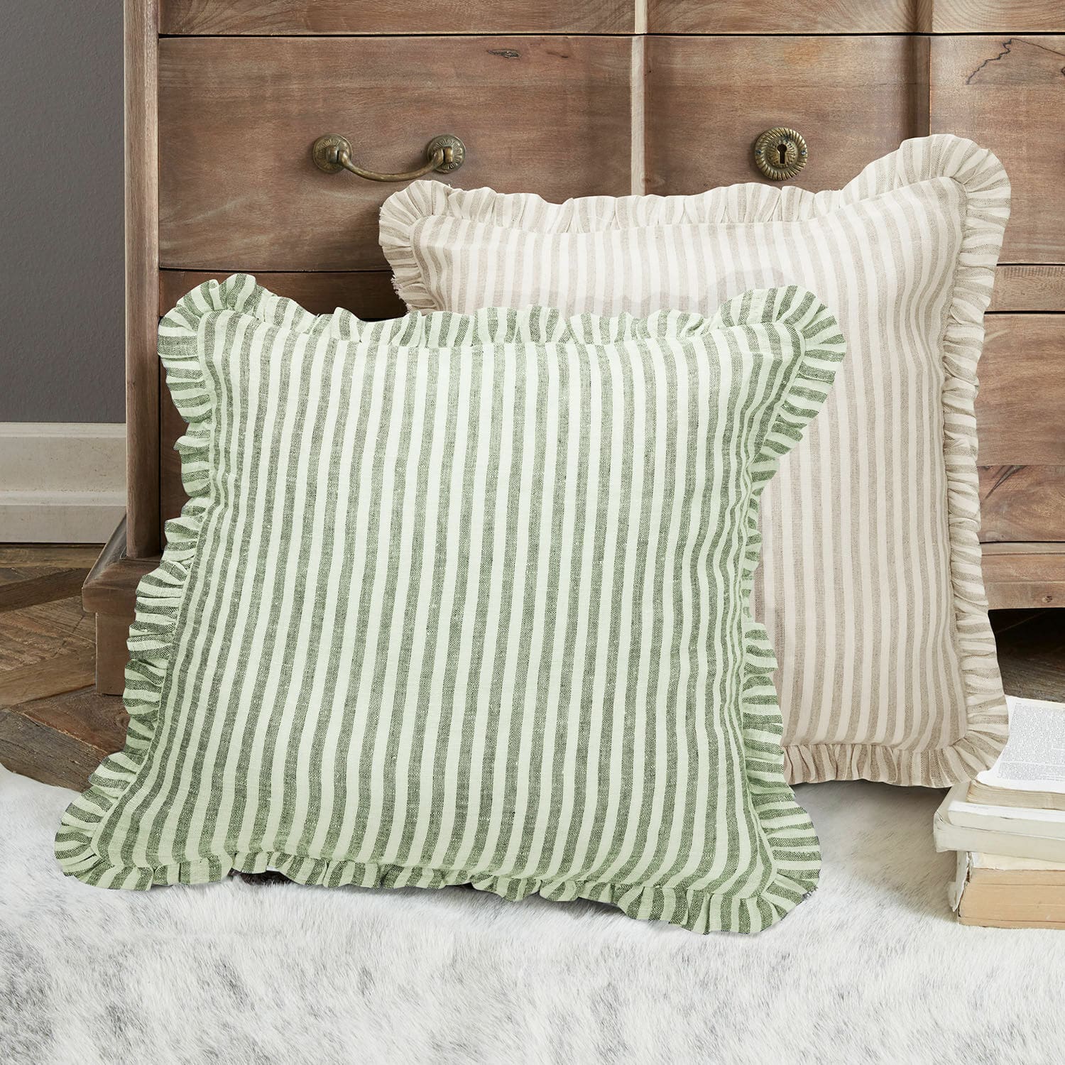 Lot de 2 housses de coussins Brenda