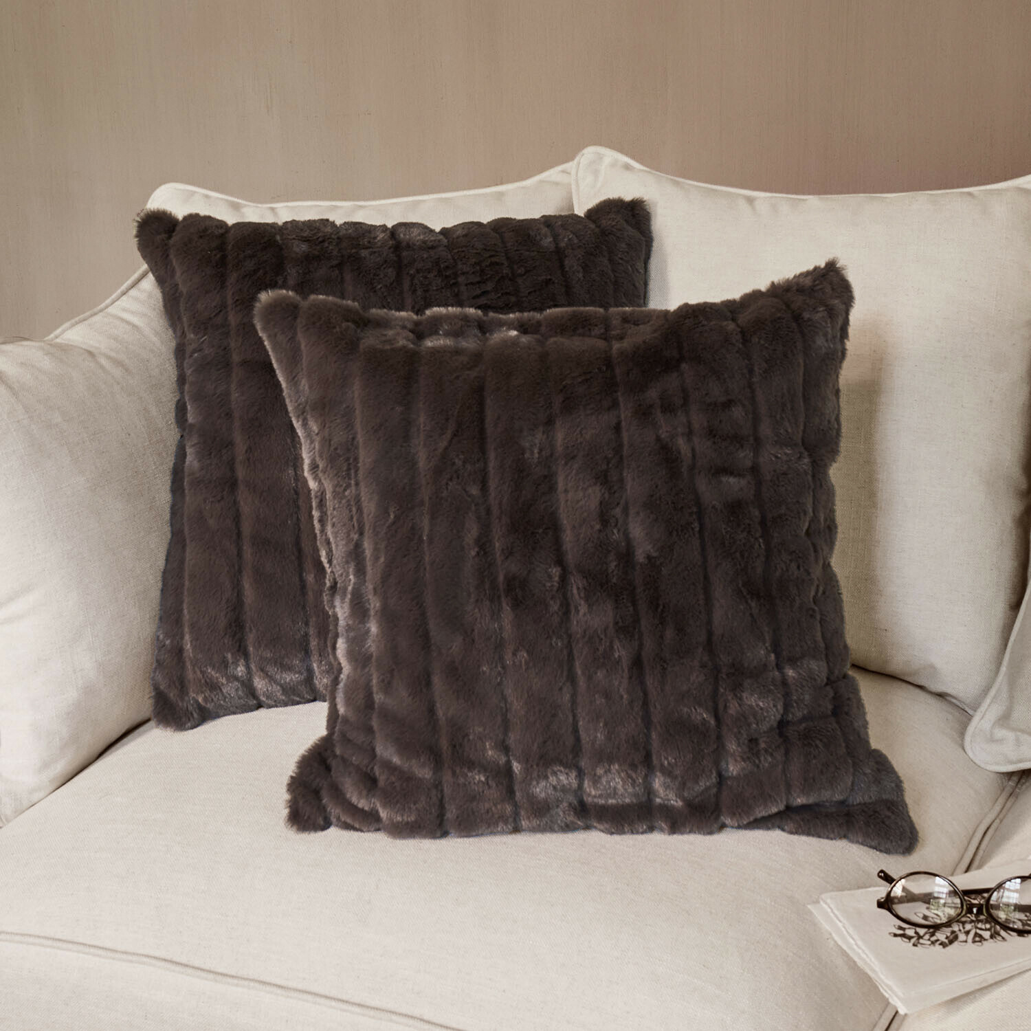 Lot de 2 housses de coussins Caelira
