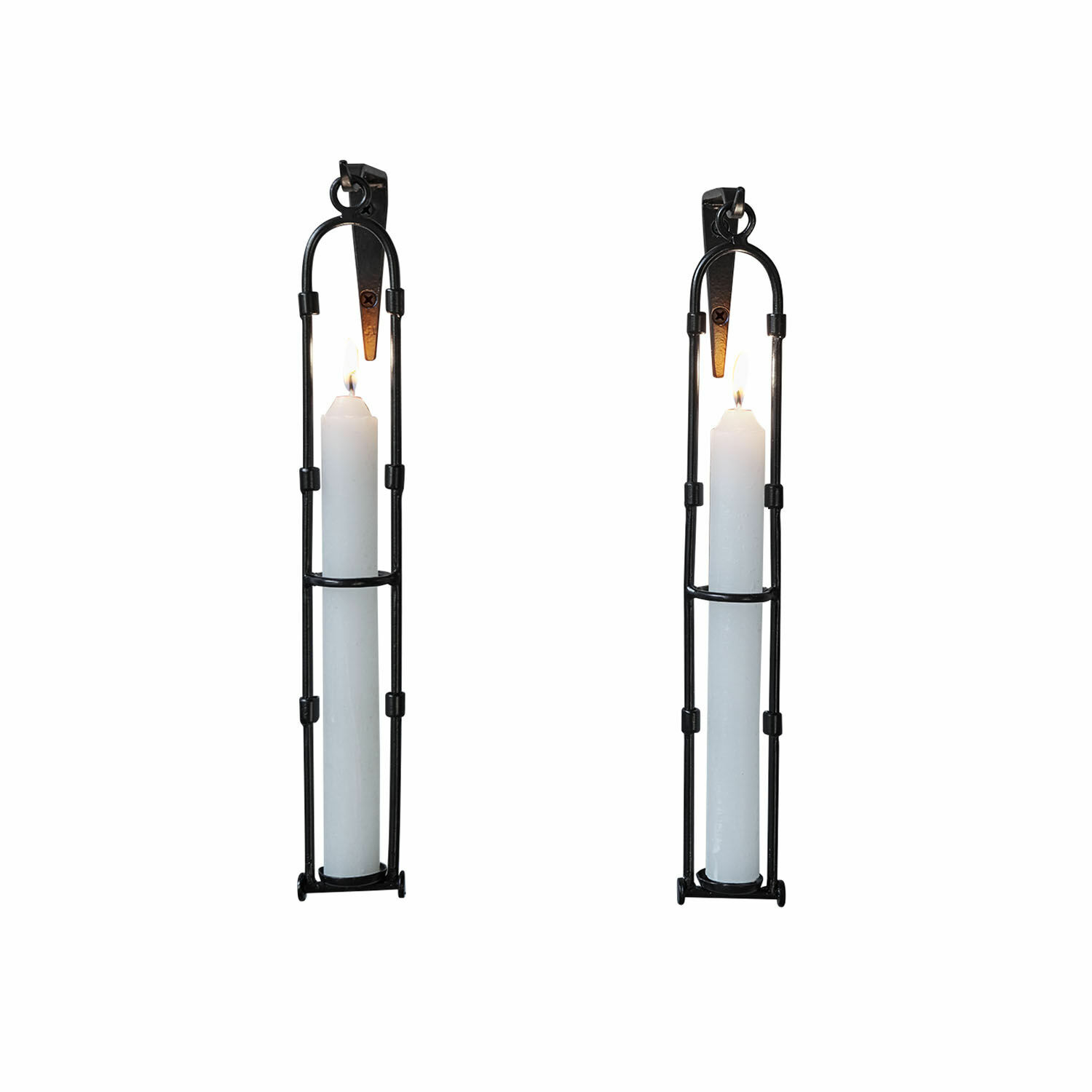 Lot de 2 bougeoirs muraux Vivendas