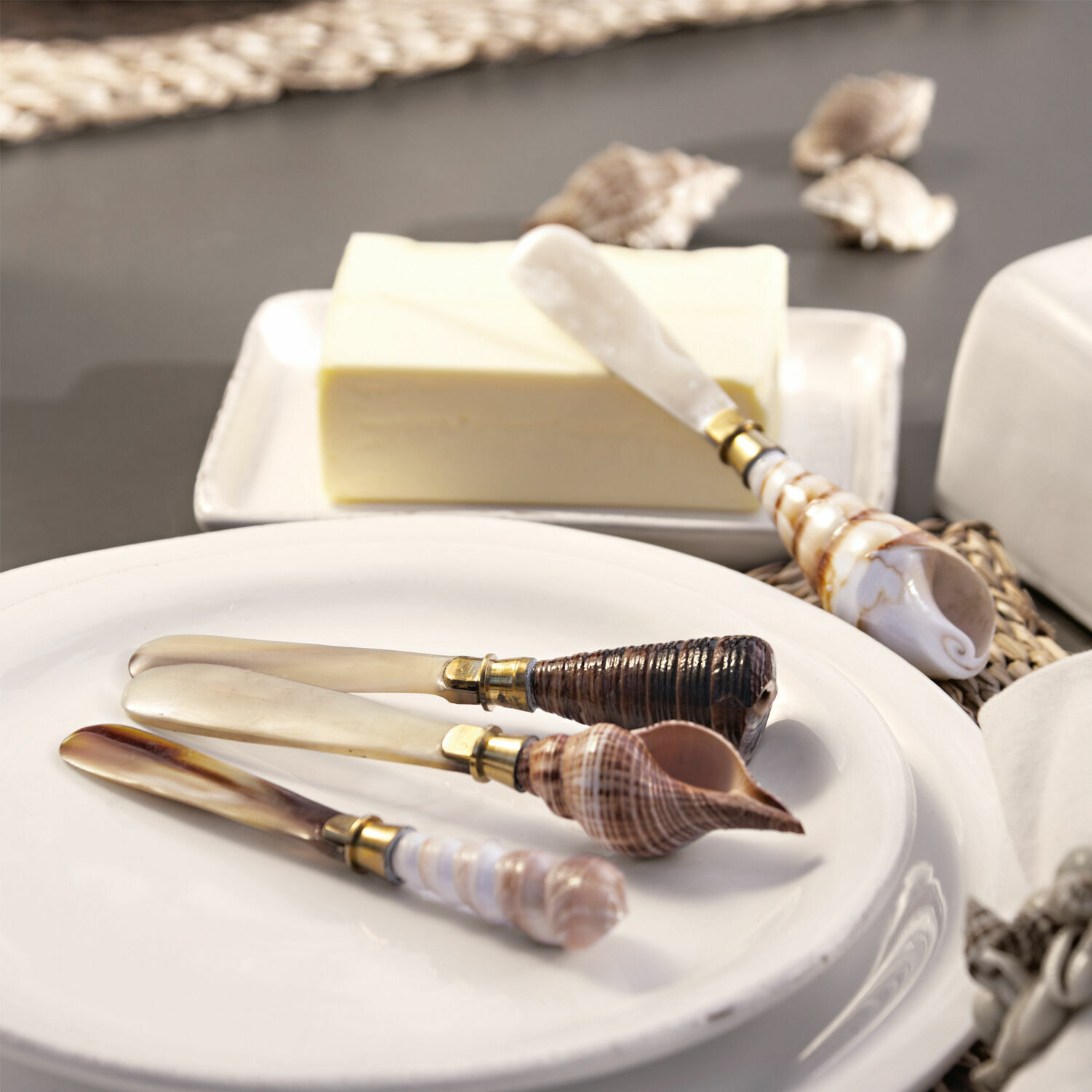 4-delige set botermesjes Ruby